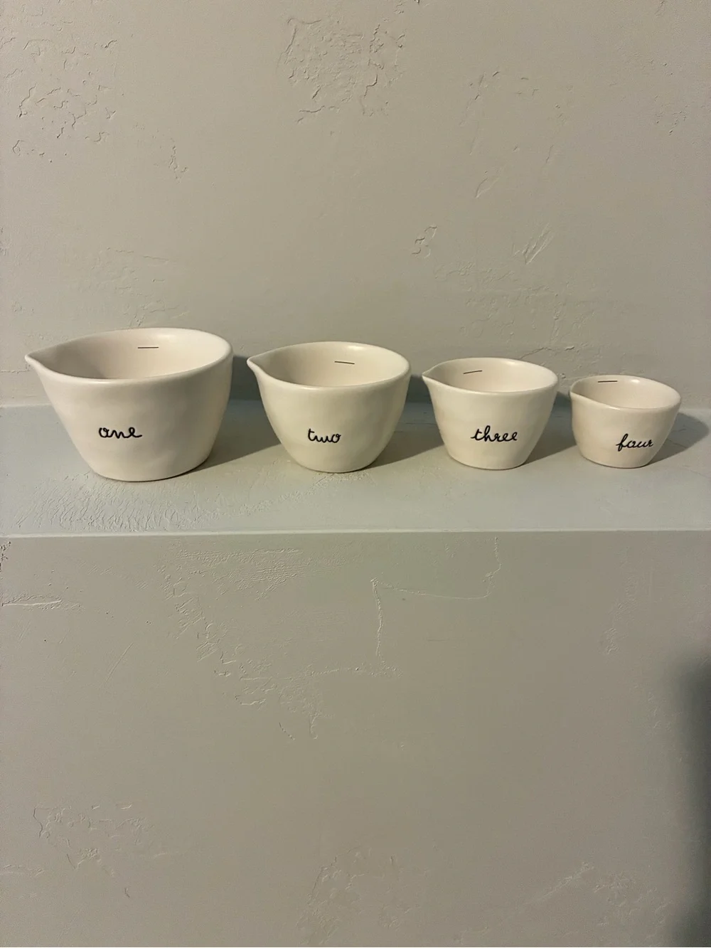 Rae Dunn bunny double sided measuring cups